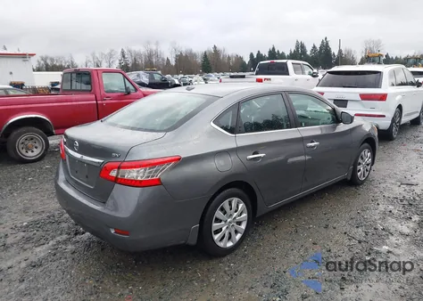 2015 Nissan Sentra Sv from USA, damaged, VIN 3N1AB7APXFY381716